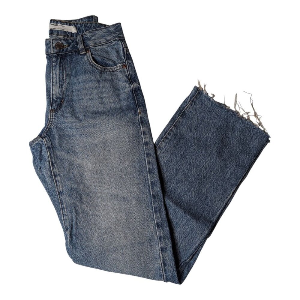 Garage 90s Straight Denim Jeans Womens 00/23 Blue‎
